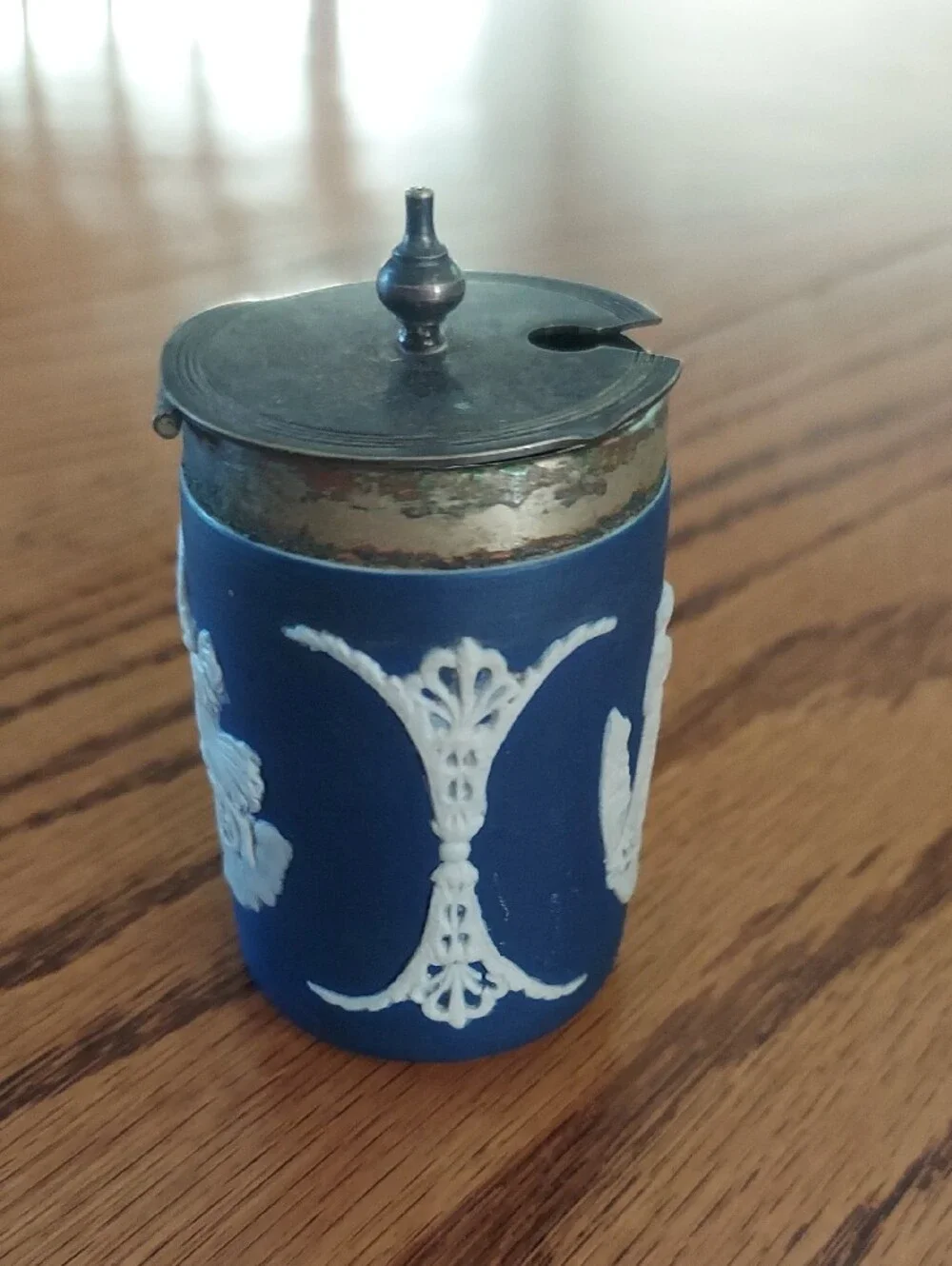 Antique 19th c. Wedgewood Metal Mounted Jasperware
